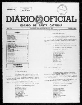 Diário Oficial do Estado de Santa Catarina. Ano 58. N° 14800 de 26/10/1993