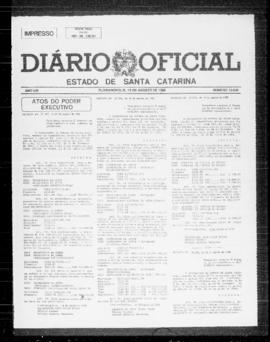Diário Oficial do Estado de Santa Catarina. Ano 53. N° 13020 de 15/08/1986