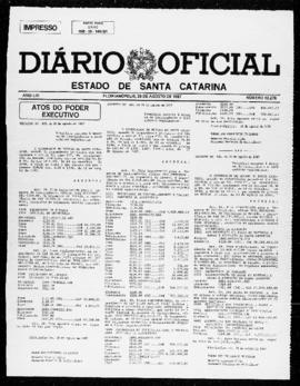Diário Oficial do Estado de Santa Catarina. Ano 53. N° 13276 de 25/08/1987