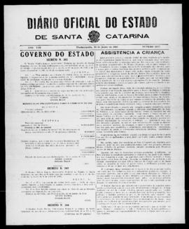 Diário Oficial do Estado de Santa Catarina. Ano 8. N° 2037 de 20/06/1941