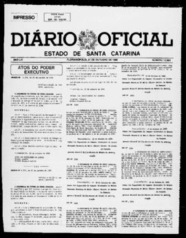 Diário Oficial do Estado de Santa Catarina. Ano 54. N° 13563 de 21/10/1988