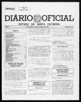 Diário Oficial do Estado de Santa Catarina. Ano 55. N° 14132 de 18/02/1991