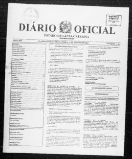 Diário Oficial do Estado de Santa Catarina. Ano 71. N° 17467 de 27/08/2004