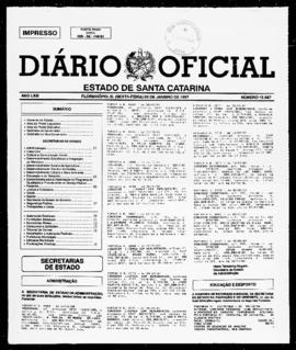 Diário Oficial do Estado de Santa Catarina. Ano 63. N° 15587 de 03/01/1997