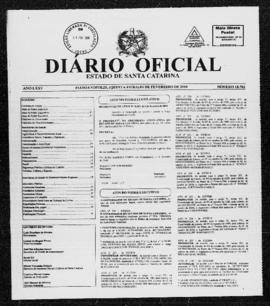 Diário Oficial do Estado de Santa Catarina. Ano 75. N° 18782 de 04/02/2010