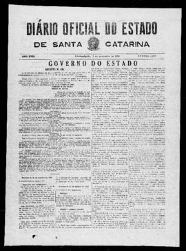 Diário Oficial do Estado de Santa Catarina. Ano 17. N° 4291 de 01/11/1950