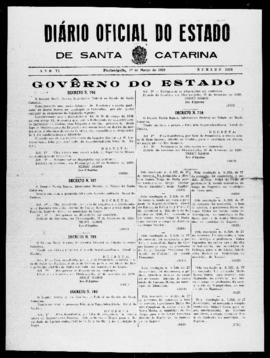 Diário Oficial do Estado de Santa Catarina. Ano 6. N° 1433 de 01/03/1939