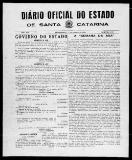 Diário Oficial do Estado de Santa Catarina. Ano 8. N° 2122 de 17/10/1941