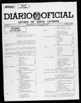 Diário Oficial do Estado de Santa Catarina. Ano 53. N° 13354 de 17/12/1987