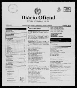 Diário Oficial do Estado de Santa Catarina. Ano 77. N° 19144 de 04/08/2011