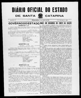 Diário Oficial do Estado de Santa Catarina. Ano 5. N° 1257 de 20/07/1938