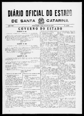 Diário Oficial do Estado de Santa Catarina. Ano 21. N° 5224 de 28/09/1954