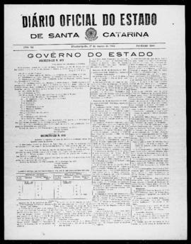 Diário Oficial do Estado de Santa Catarina. Ano 11. N° 2689 de 01/03/1944
