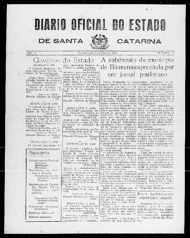 Diário Oficial do Estado de Santa Catarina. Ano 1. N° 53 de 09/05/1934