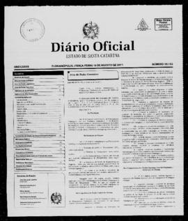 Diário Oficial do Estado de Santa Catarina. Ano 77. N° 19152 de 16/08/2011