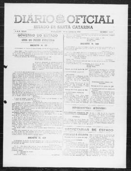Diário Oficial do Estado de Santa Catarina. Ano 25. N° 6159 de 29/08/1958