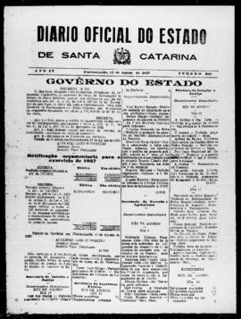 Diário Oficial do Estado de Santa Catarina. Ano 4. N° 995 de 14/08/1937