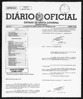 Diário Oficial do Estado de Santa Catarina. Ano 66. N° 16256 de 22/09/1999