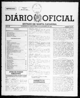 Diário Oficial do Estado de Santa Catarina. Ano 62. N° 15307 de 16/11/1995