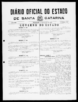 Diário Oficial do Estado de Santa Catarina. Ano 21. N° 5266 de 01/12/1954