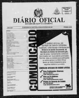 Diário Oficial do Estado de Santa Catarina. Ano 75. N° 18596 de 04/05/2009