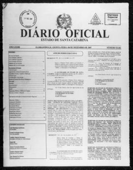 Diário Oficial do Estado de Santa Catarina. Ano 73. N° 18262 de 06/12/2007