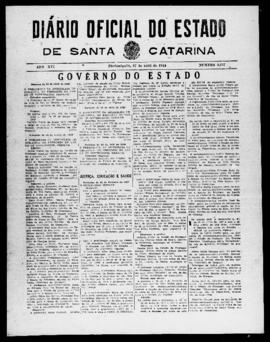 Diário Oficial do Estado de Santa Catarina. Ano 16. N° 3927 de 27/04/1949