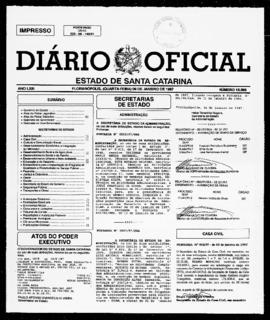 Diário Oficial do Estado de Santa Catarina. Ano 63. N° 15590 de 08/01/1997