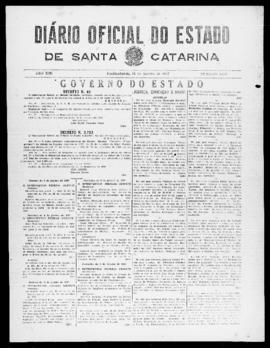 Diário Oficial do Estado de Santa Catarina. Ano 13. N° 3385 de 13/01/1947