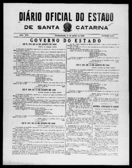 Diário Oficial do Estado de Santa Catarina. Ano 16. N° 4001 de 17/08/1949