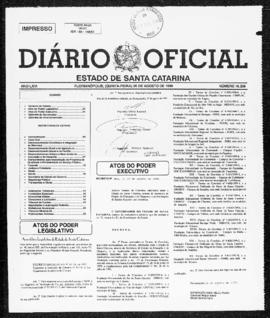 Diário Oficial do Estado de Santa Catarina. Ano 66. N° 16238 de 26/08/1999