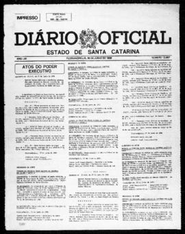 Diário Oficial do Estado de Santa Catarina. Ano 53. N° 12987 de 30/06/1986