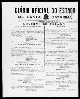 Diário Oficial do Estado de Santa Catarina. Ano 19. N° 4765 de 20/10/1952