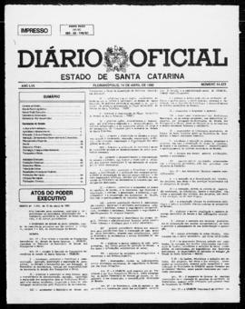 Diário Oficial do Estado de Santa Catarina. Ano 57. N° 14423 de 14/04/1992