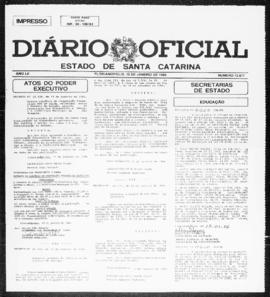 Diário Oficial do Estado de Santa Catarina. Ano 52. N° 12877 de 16/01/1986
