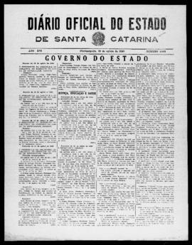 Diário Oficial do Estado de Santa Catarina. Ano 16. N° 4003 de 19/08/1949