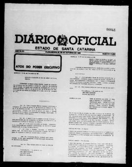 Diário Oficial do Estado de Santa Catarina. Ano 47. N° 11822 de 06/10/1981