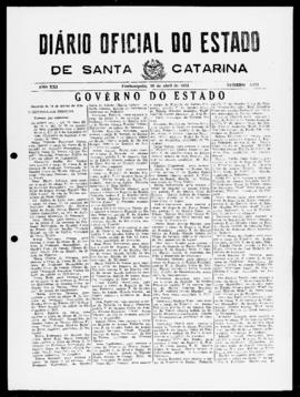 Diário Oficial do Estado de Santa Catarina. Ano 21. N° 5117 de 20/04/1954