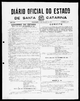 Diário Oficial do Estado de Santa Catarina. Ano 21. N° 5272 de 10/12/1954