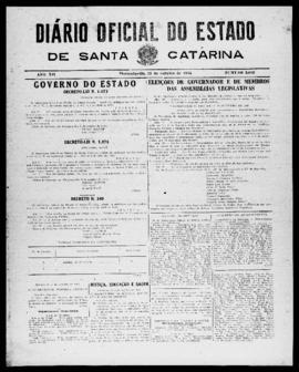 Diário Oficial do Estado de Santa Catarina. Ano 12. N° 3082 de 11/10/1945