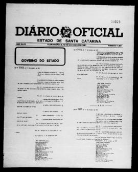 Diário Oficial do Estado de Santa Catarina. Ano 47. N° 11847 de 13/11/1981