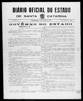Diário Oficial do Estado de Santa Catarina. Ano 5. N° 1402 de 19/01/1939