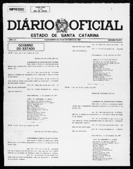 Diário Oficial do Estado de Santa Catarina. Ano 53. N° 13310 de 14/10/1987