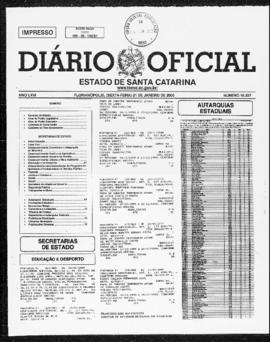 Diário Oficial do Estado de Santa Catarina. Ano 66. N° 16337 de 21/01/2000