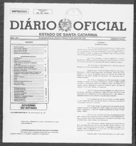 Diário Oficial do Estado de Santa Catarina. Ano 64. N° 15674 de 15/05/1997