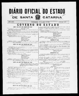 Diário Oficial do Estado de Santa Catarina. Ano 17. N° 4237 de 11/08/1950