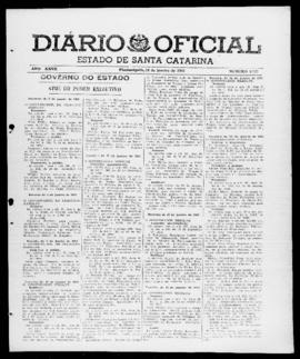 Diário Oficial do Estado de Santa Catarina. Ano 27. N° 6727 de 18/01/1961