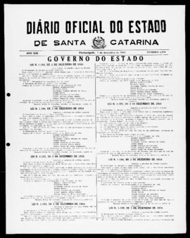 Diário Oficial do Estado de Santa Catarina. Ano 21. N° 5270 de 07/12/1954