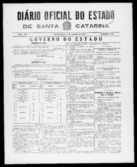 Diário Oficial do Estado de Santa Catarina. Ano 16. N° 4035 de 06/10/1949