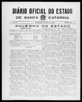 Diário Oficial do Estado de Santa Catarina. Ano 11. N° 2909 de 25/01/1945